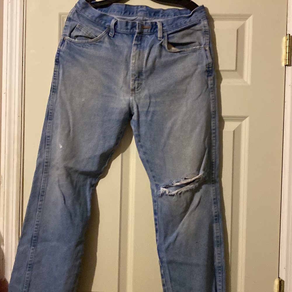 Rustler work worn jeans